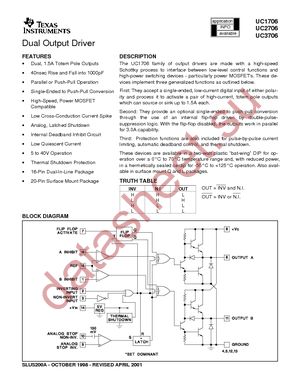 UC3706DW datasheet  